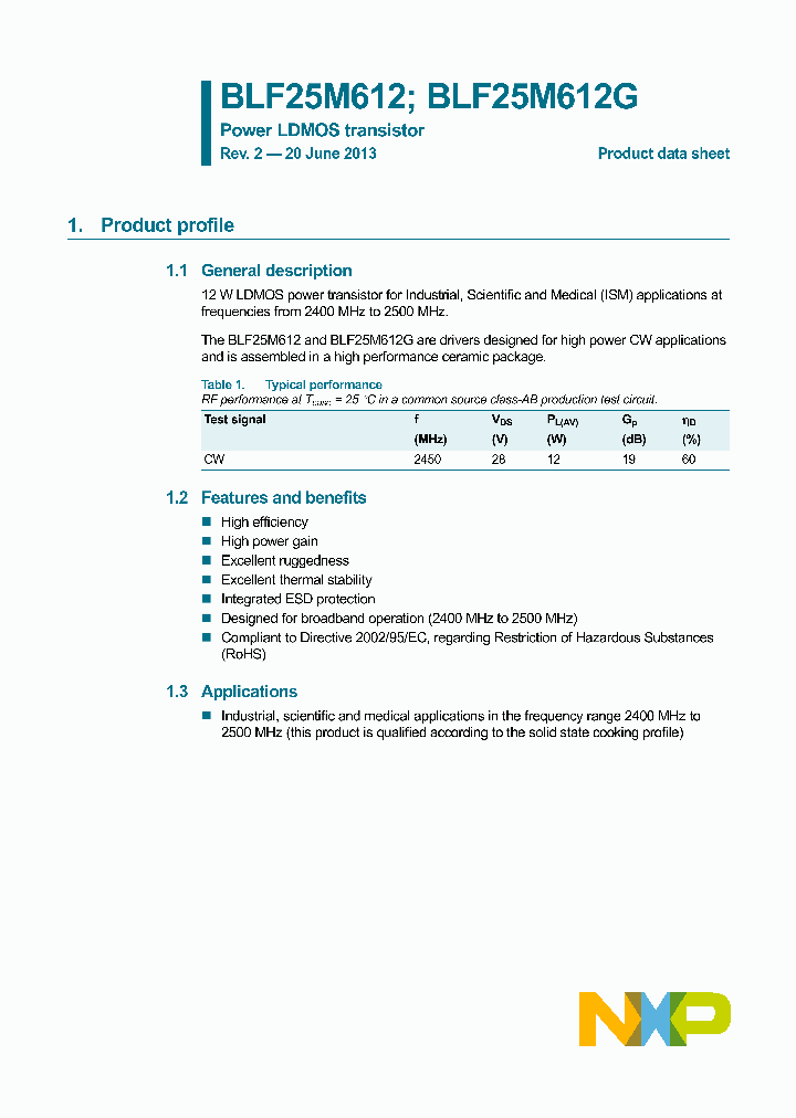 BLF25M612_8298519.PDF Datasheet