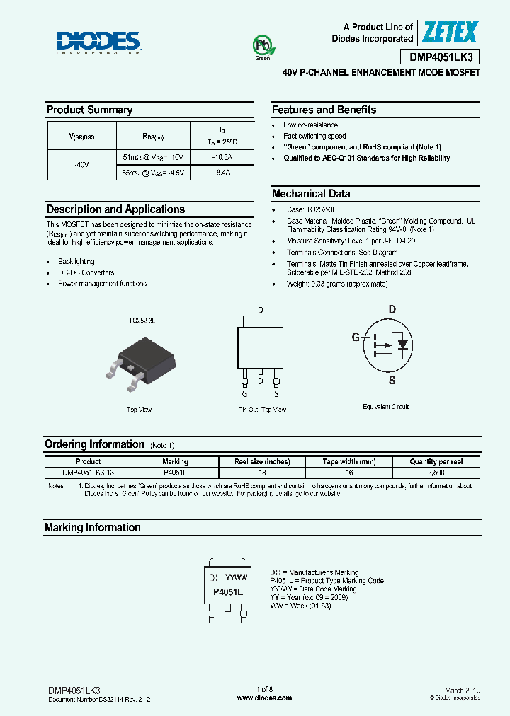 DMP4051LK3-10_8298779.PDF Datasheet