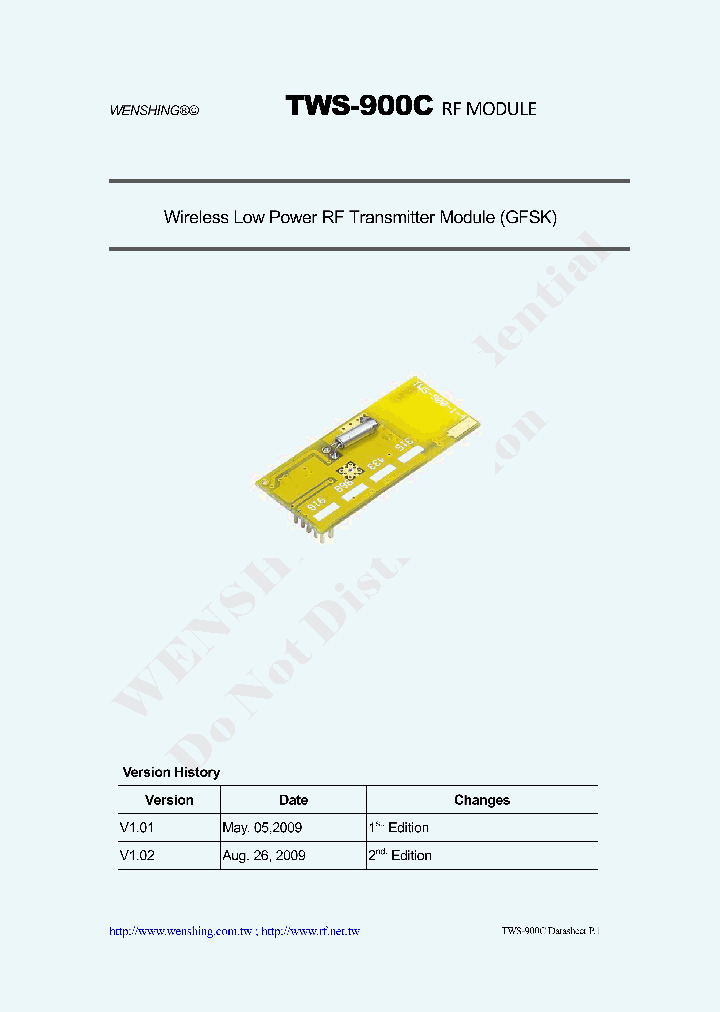 TWS-900C_8299067.PDF Datasheet