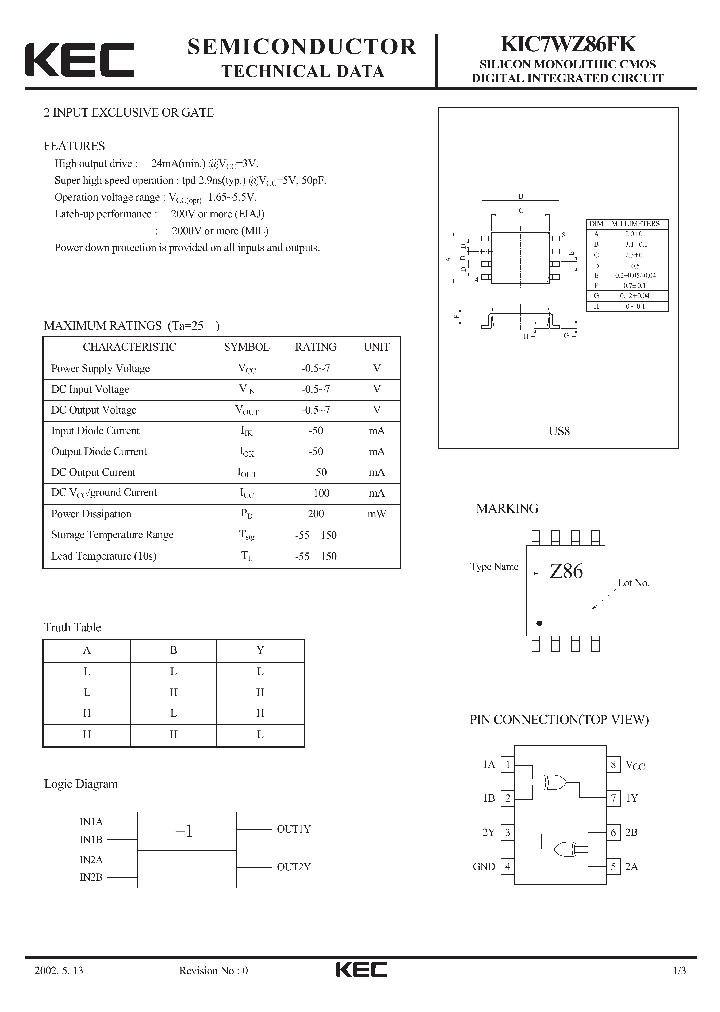 KIC7WZ86FK_8299126.PDF Datasheet