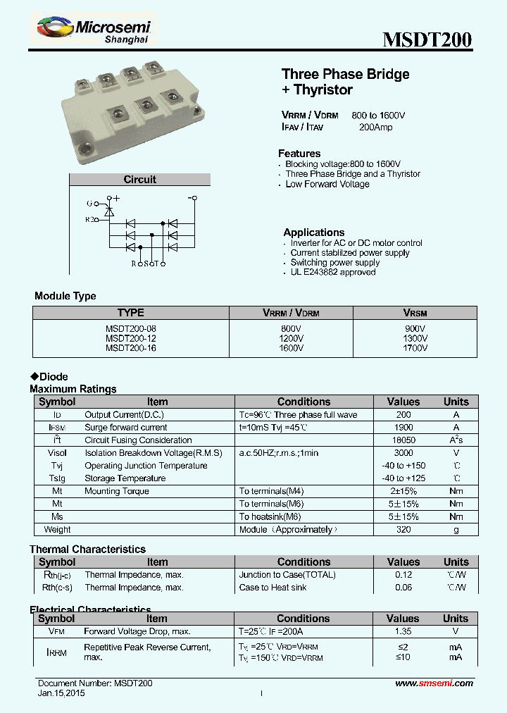 MSDT200_8299313.PDF Datasheet