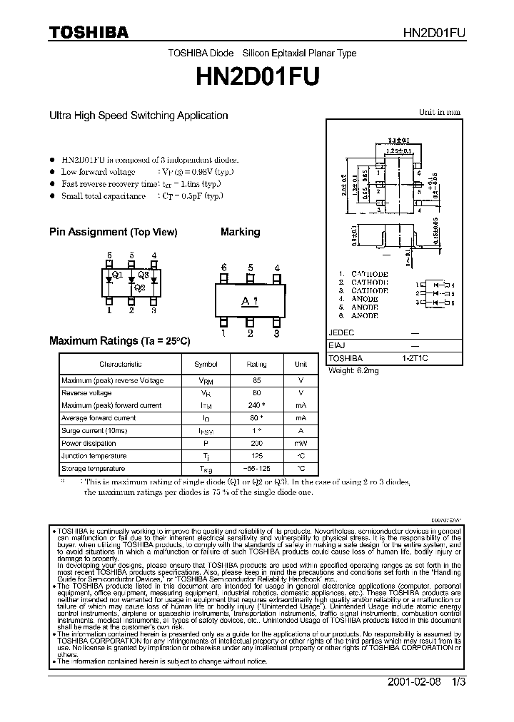 HN2D01FU_8299352.PDF Datasheet