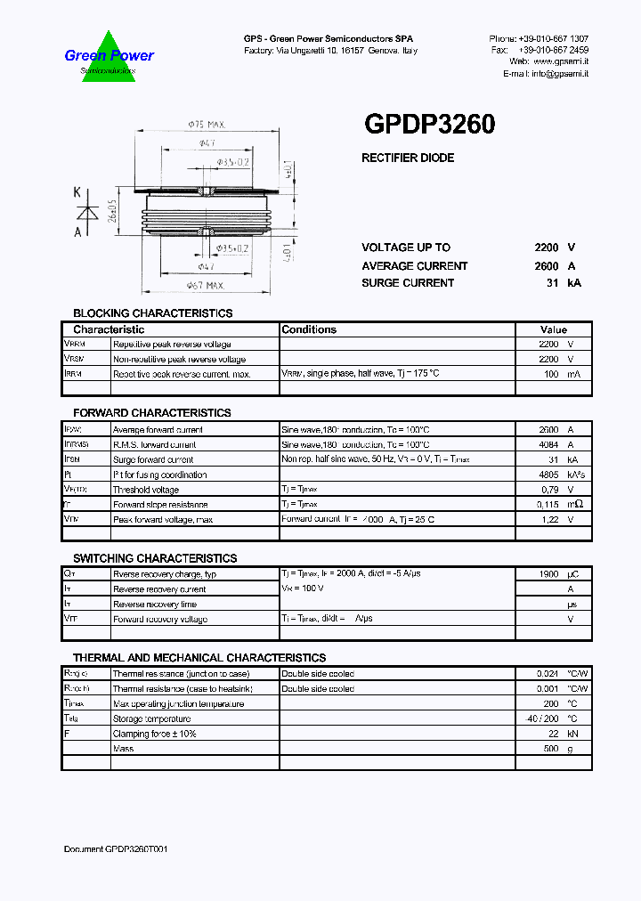 GPDP3260_8299652.PDF Datasheet