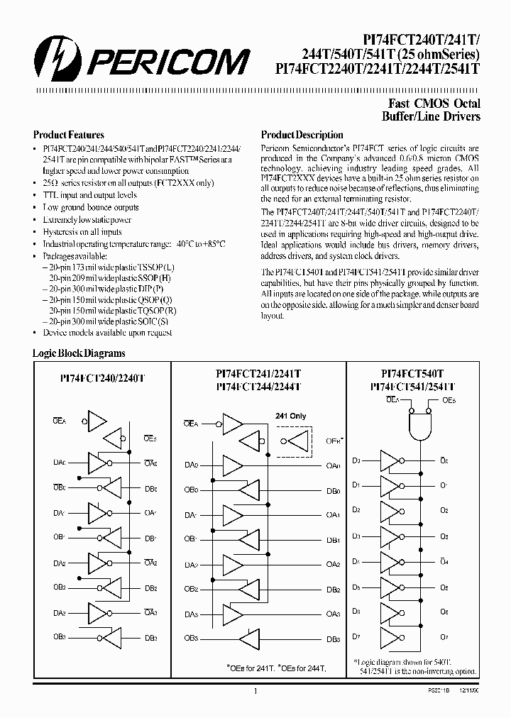 PI74FCT540T_8299779.PDF Datasheet