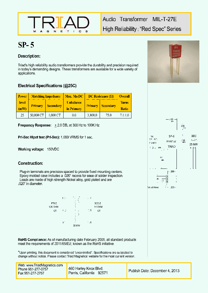 SP-5_8300005.PDF Datasheet