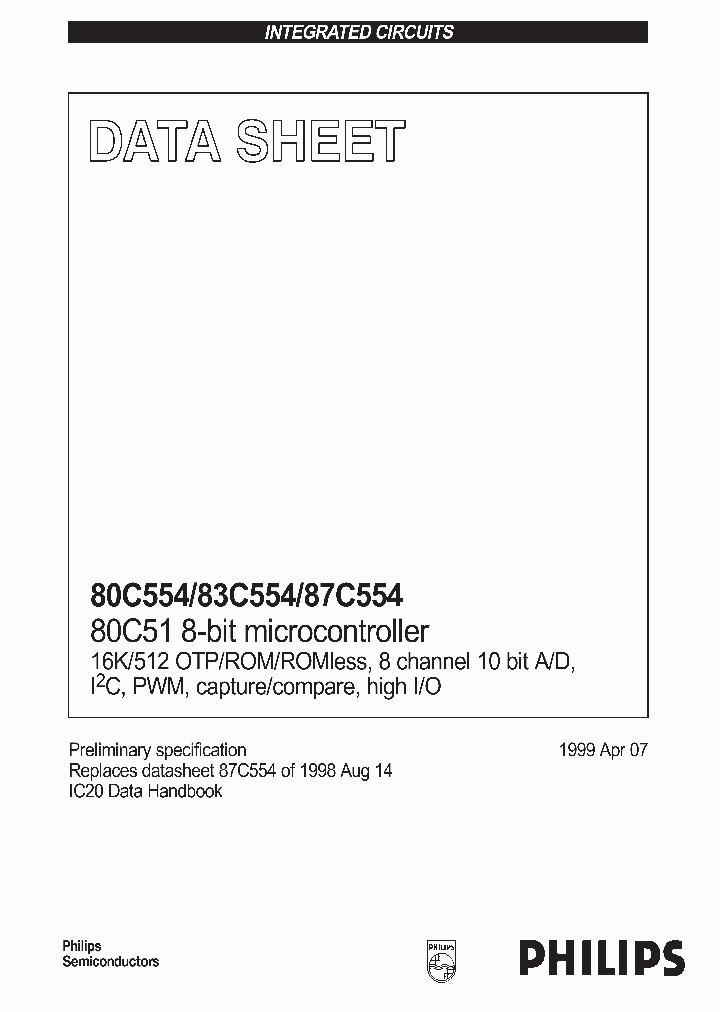 80C55483C55487C554_8300121.PDF Datasheet