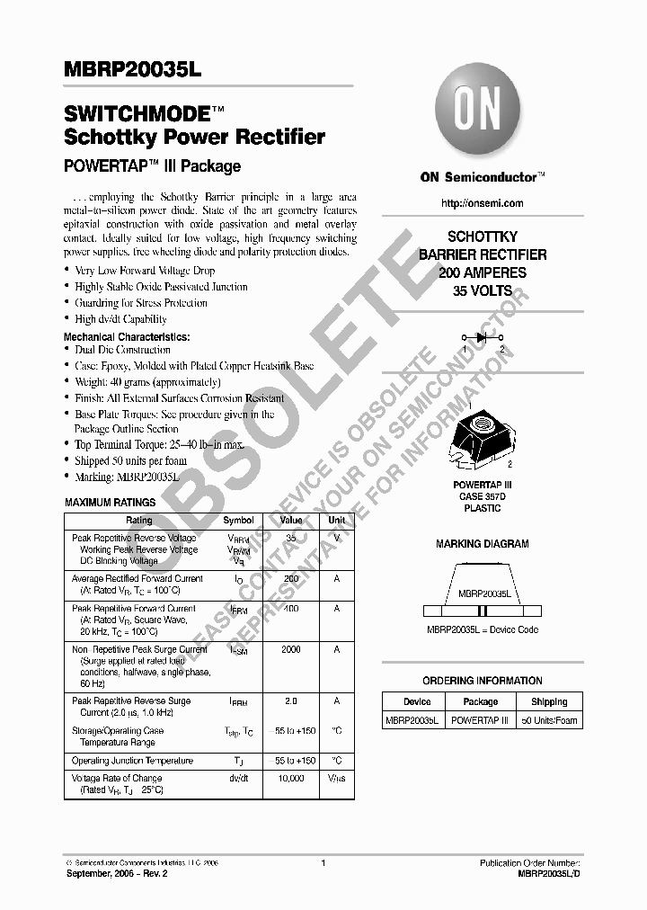 MBRP20035L_8300249.PDF Datasheet