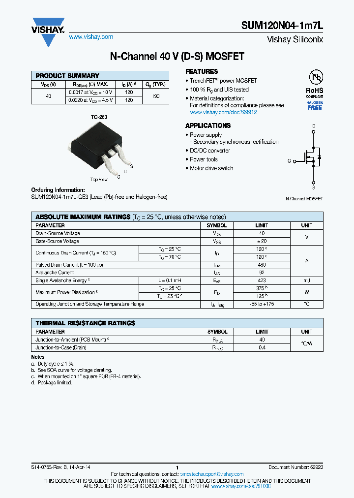 SUM120N04-1M7L_8300343.PDF Datasheet