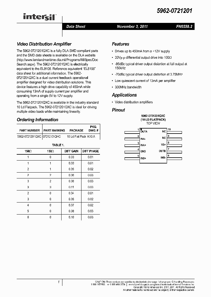 5962-0721201_8300324.PDF Datasheet