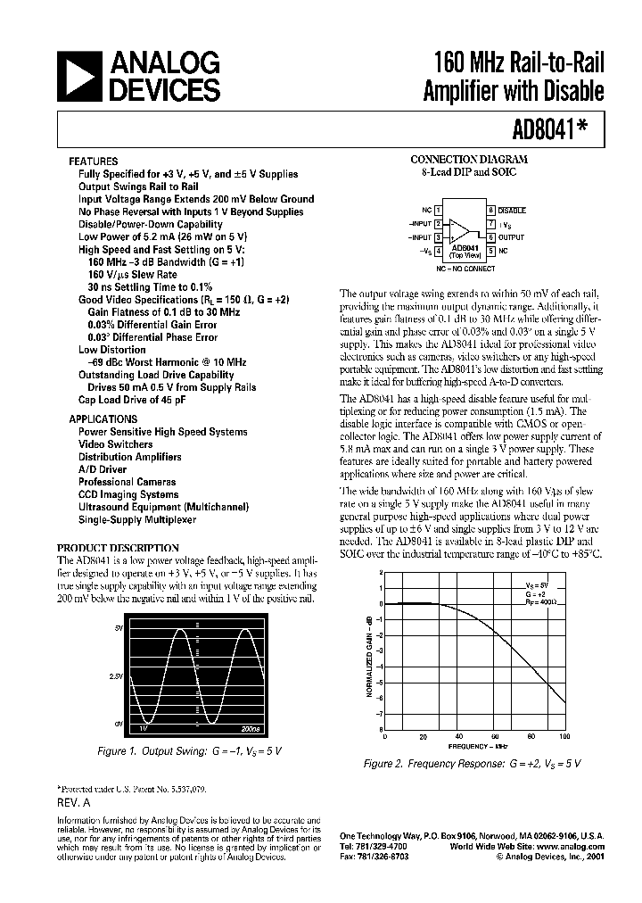 AD8041AR-REEL7_8300325.PDF Datasheet
