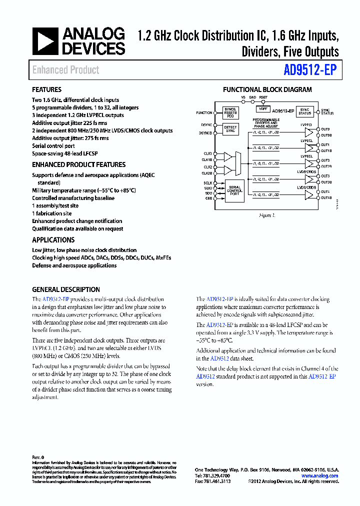 AD9512-EP_8300326.PDF Datasheet