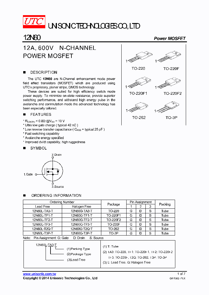 12N60G-T2Q-T_8300952.PDF Datasheet