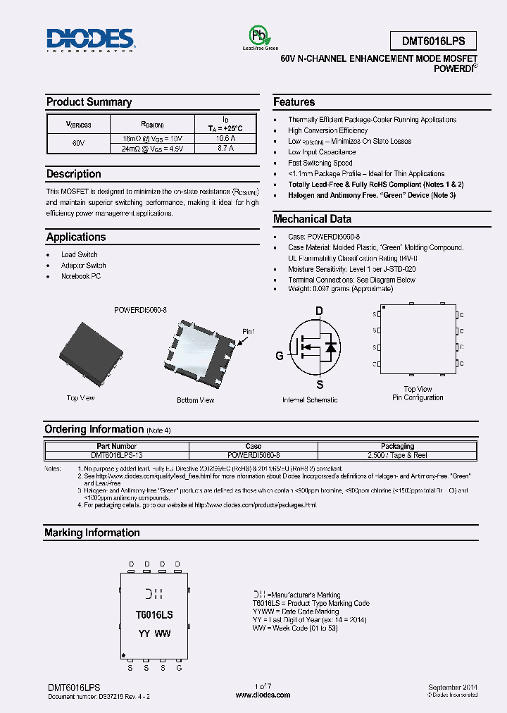 DMT6016LPS_8301444.PDF Datasheet