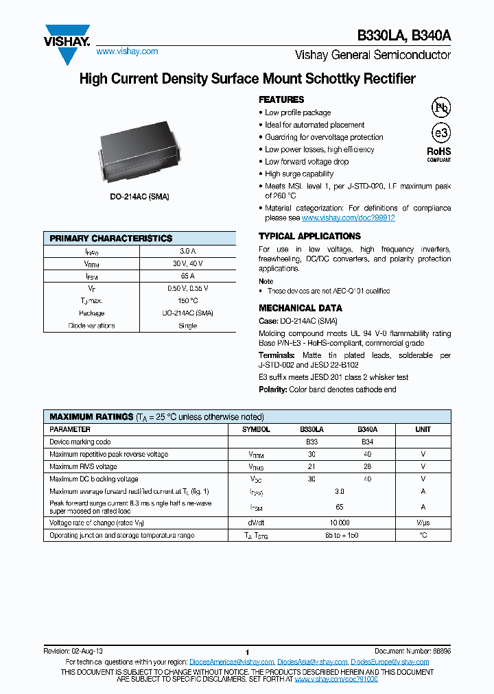 B340A_8301710.PDF Datasheet