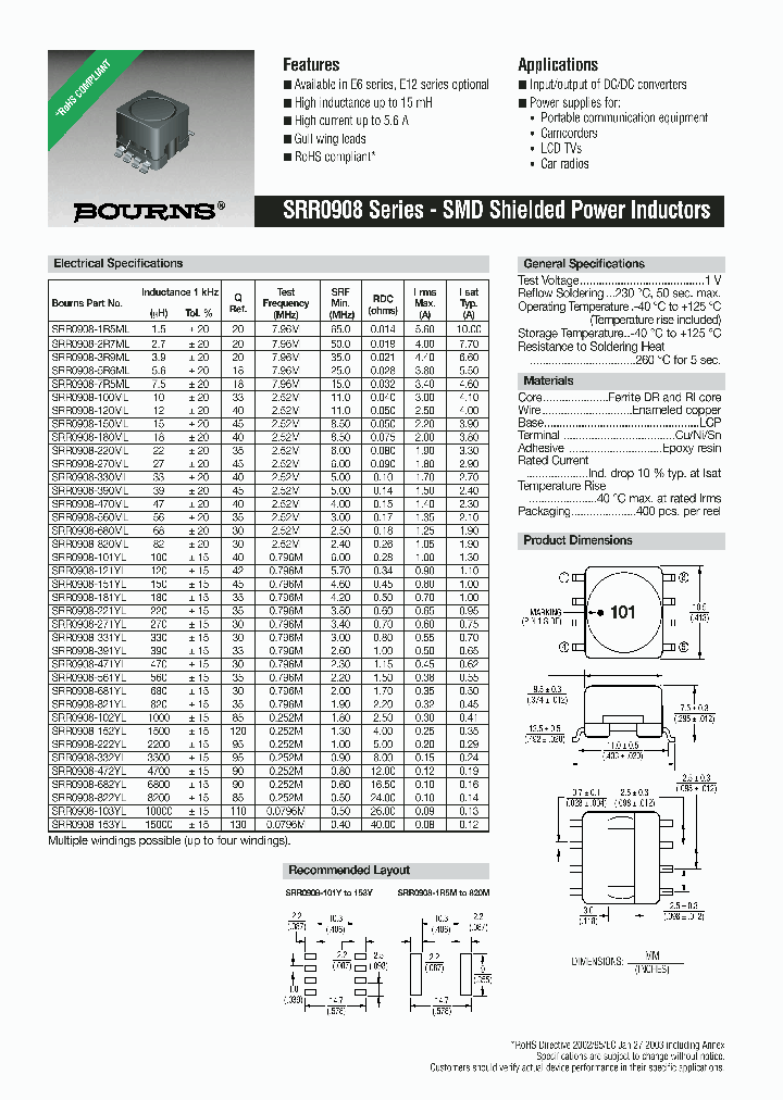 SRR0908-471YL_8301808.PDF Datasheet