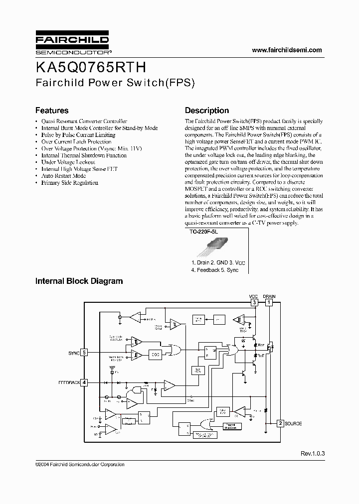 KA5Q0765RTH_8302204.PDF Datasheet