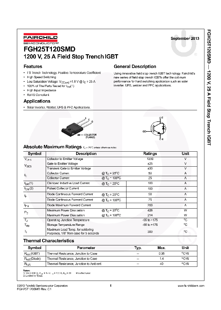 FGH25T120SMD_8302249.PDF Datasheet