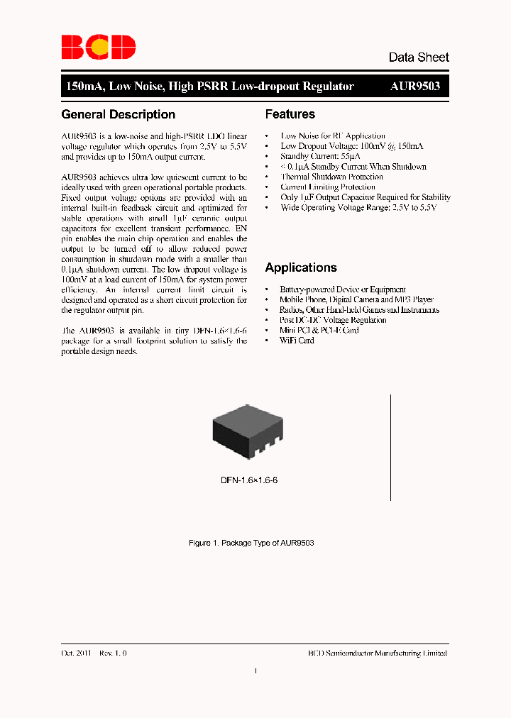 AUR9503_8302474.PDF Datasheet