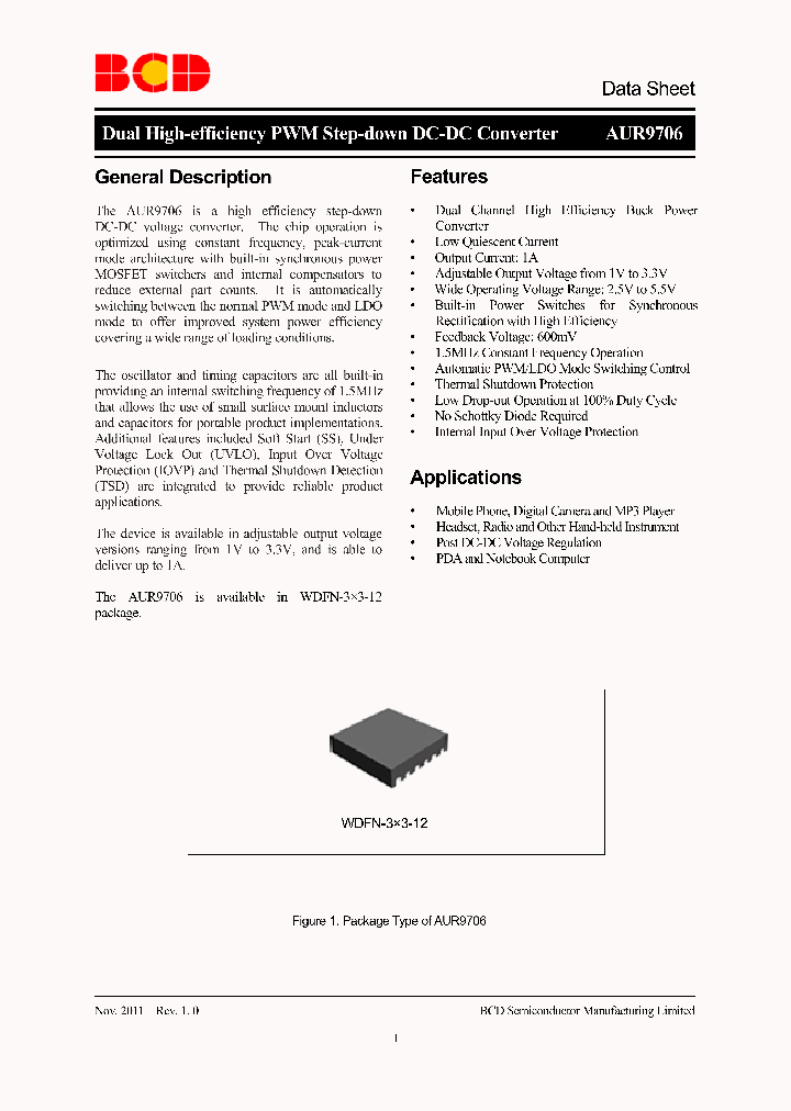 AUR9706_8302477.PDF Datasheet