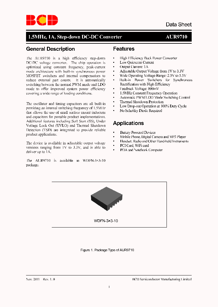 AUR9710_8302479.PDF Datasheet