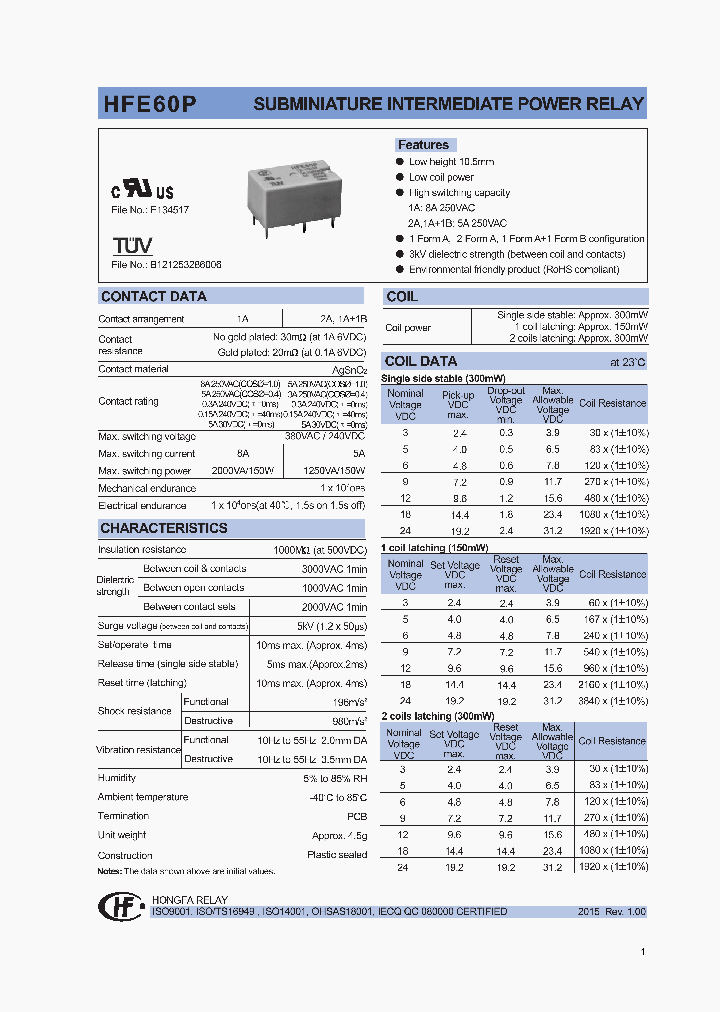 HFE60P_8302564.PDF Datasheet