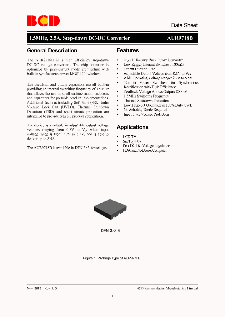 AUR9718B_8302485.PDF Datasheet