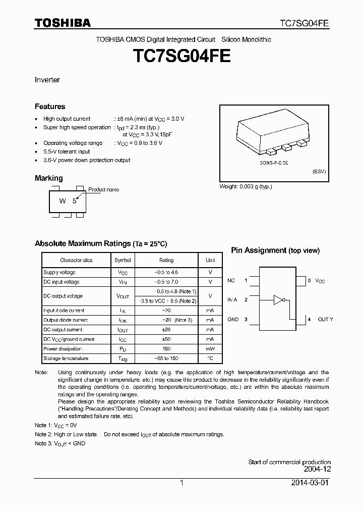 TC7SG04FE_8302543.PDF Datasheet