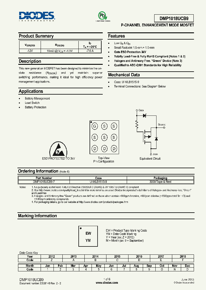 DMP1018UCB9_8303136.PDF Datasheet