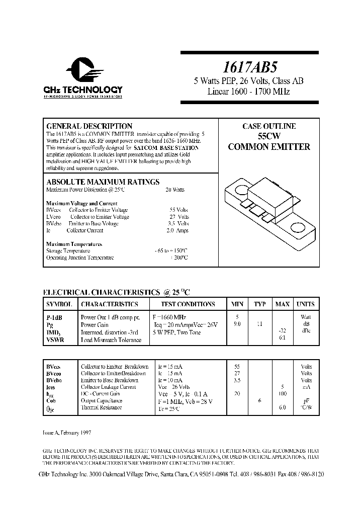 1617AB5_8303160.PDF Datasheet