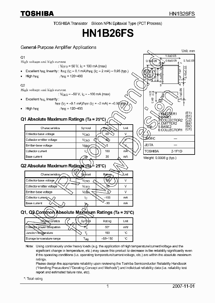HN1B26FS_8303794.PDF Datasheet