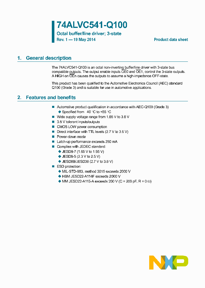 74ALVC541BQ-Q100_8303871.PDF Datasheet