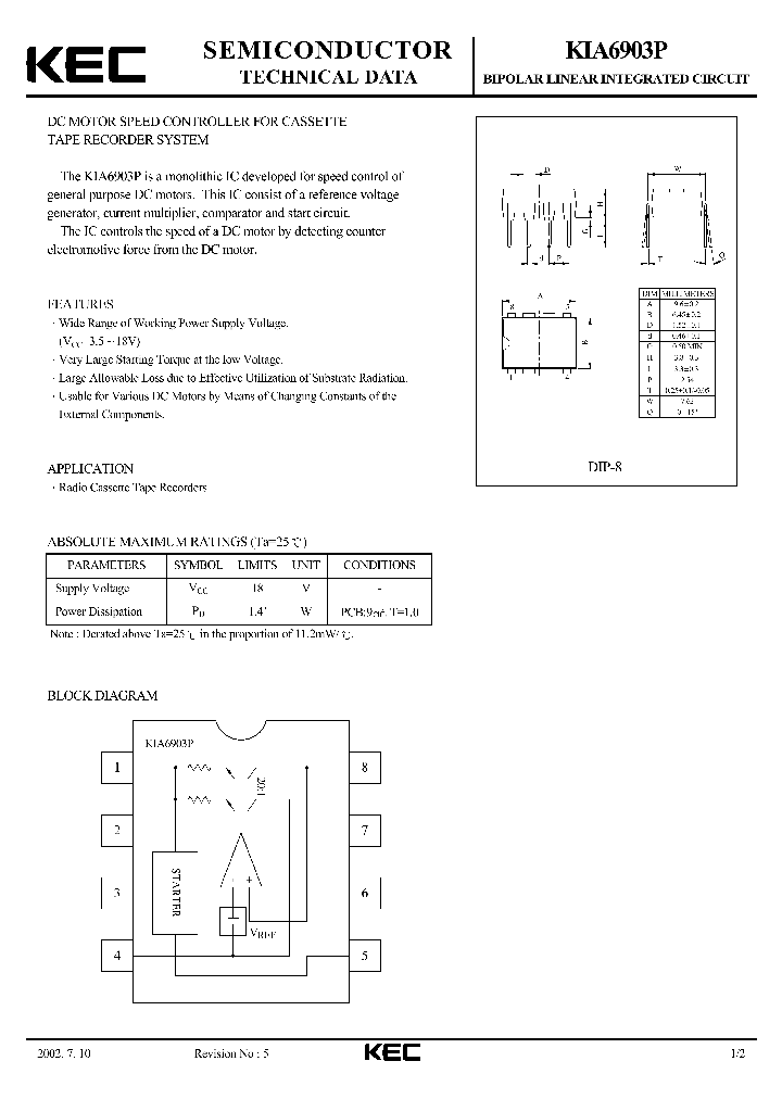 KIA6903P_8303922.PDF Datasheet