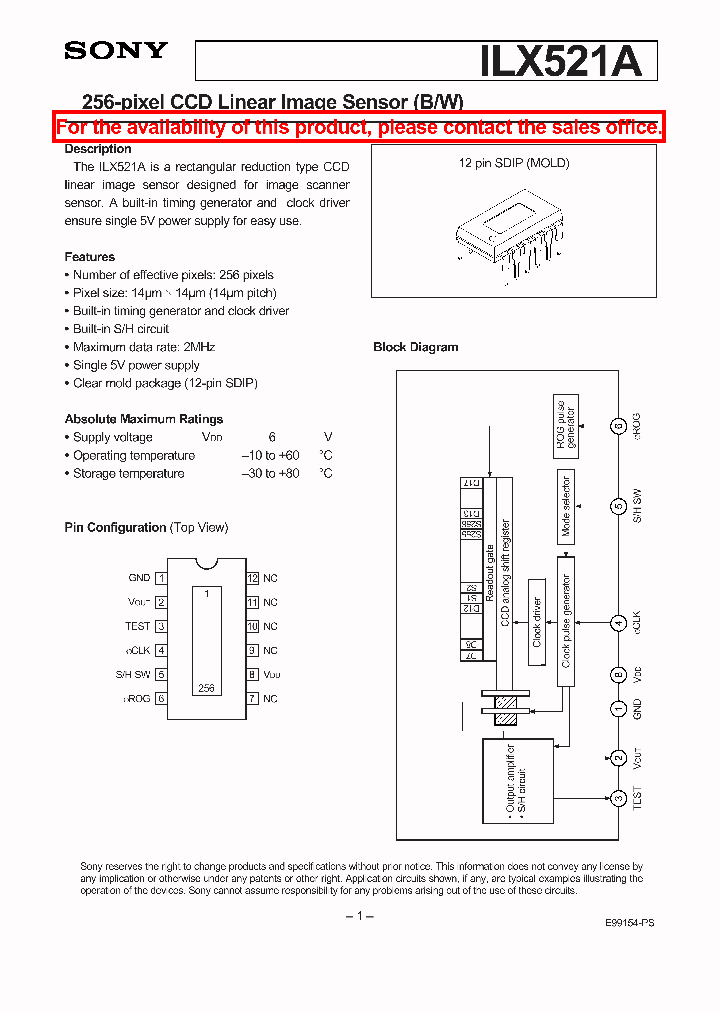ILX521A_8304492.PDF Datasheet