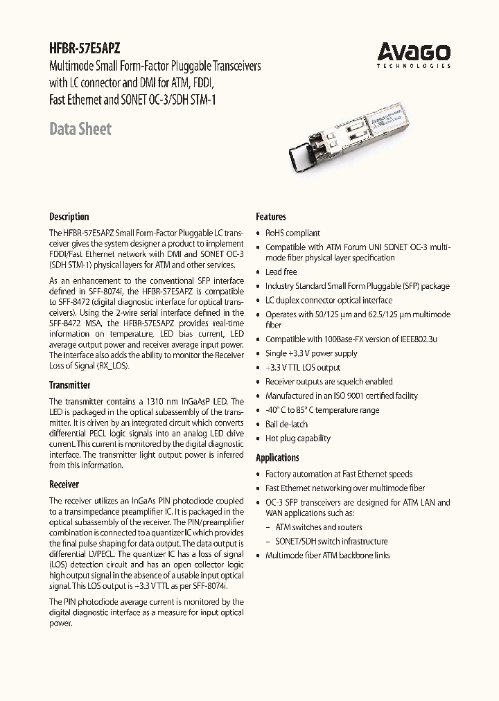 HFBR-57E5APZ_8304674.PDF Datasheet