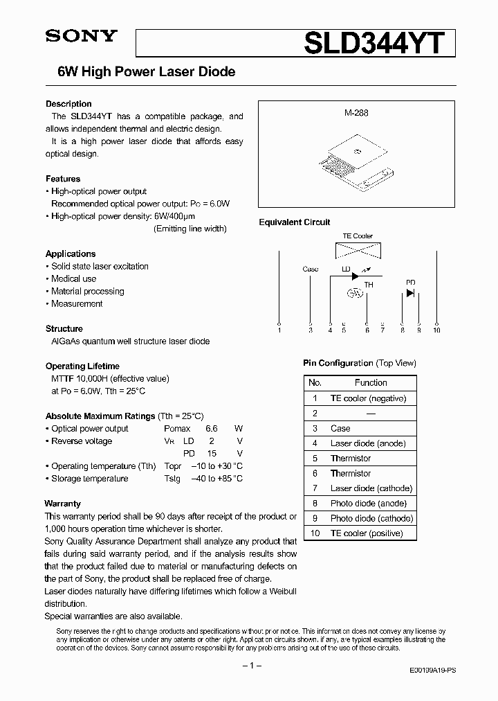 SLD344YT_8304759.PDF Datasheet