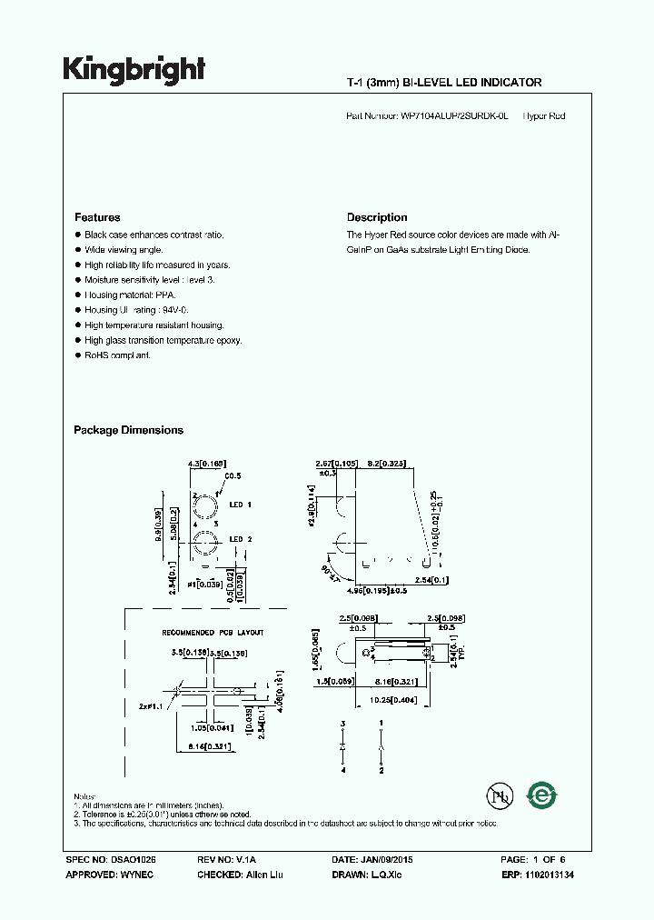 WP7104ALUP-2SURDK-0L-15_8304948.PDF Datasheet