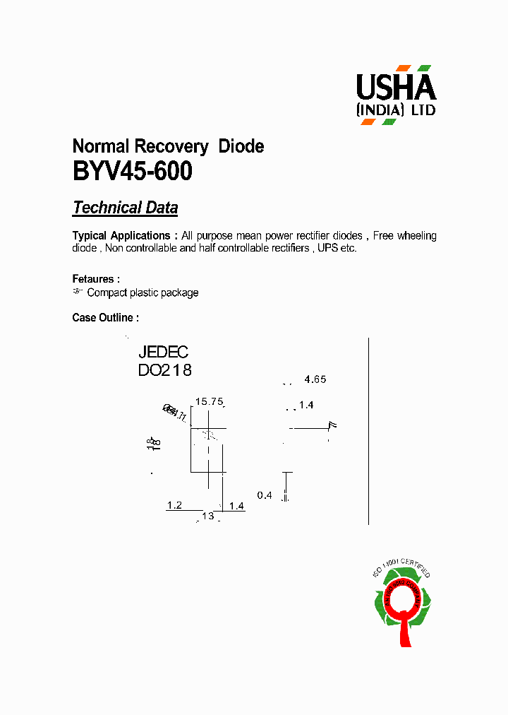 BYV45-600_8305215.PDF Datasheet