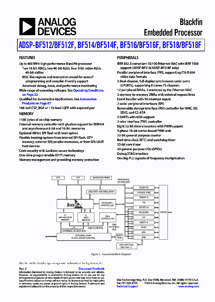 ADSP-BF512_8305547.PDF Datasheet