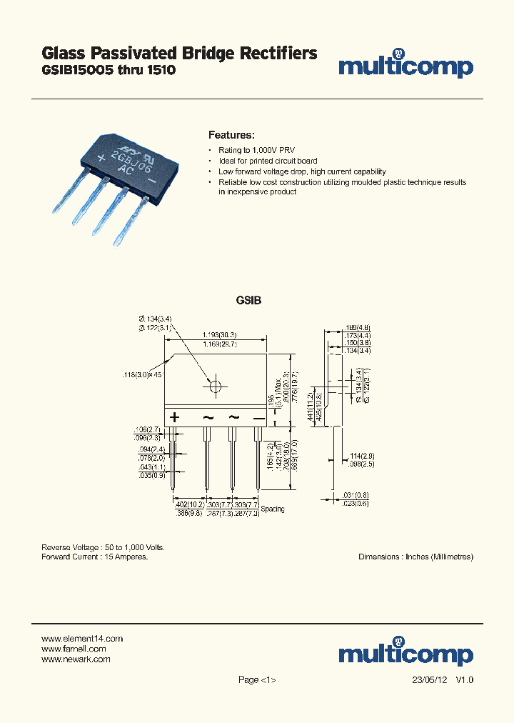 GSIB1506_8305690.PDF Datasheet