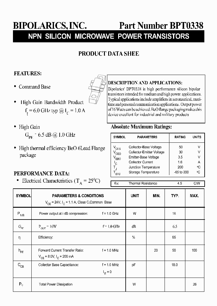 BPT0338_8305909.PDF Datasheet