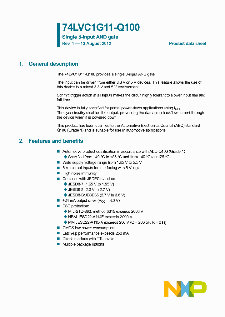 74LVC1G11GW-Q100_8306013.PDF Datasheet
