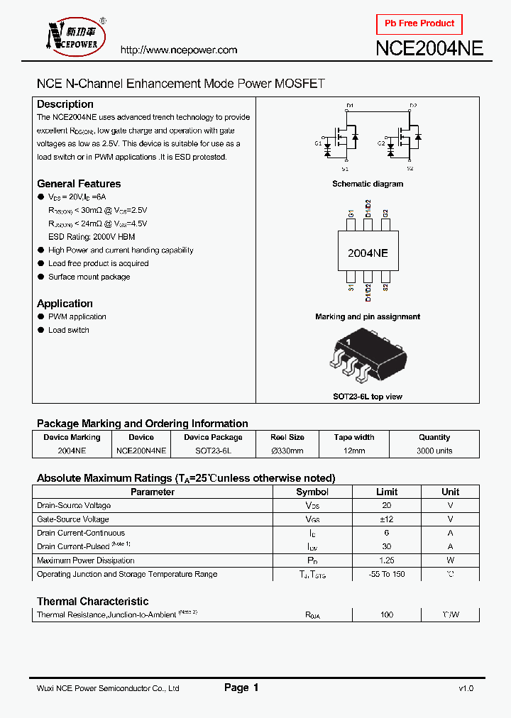 NCE2004NE_8309189.PDF Datasheet