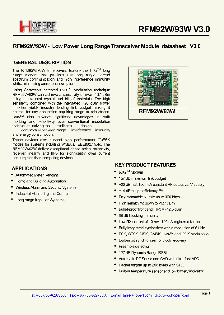 RFM93W-868S2_8309669.PDF Datasheet