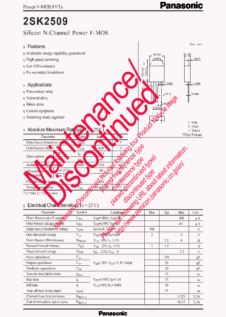 2SK2509_8309845.PDF Datasheet
