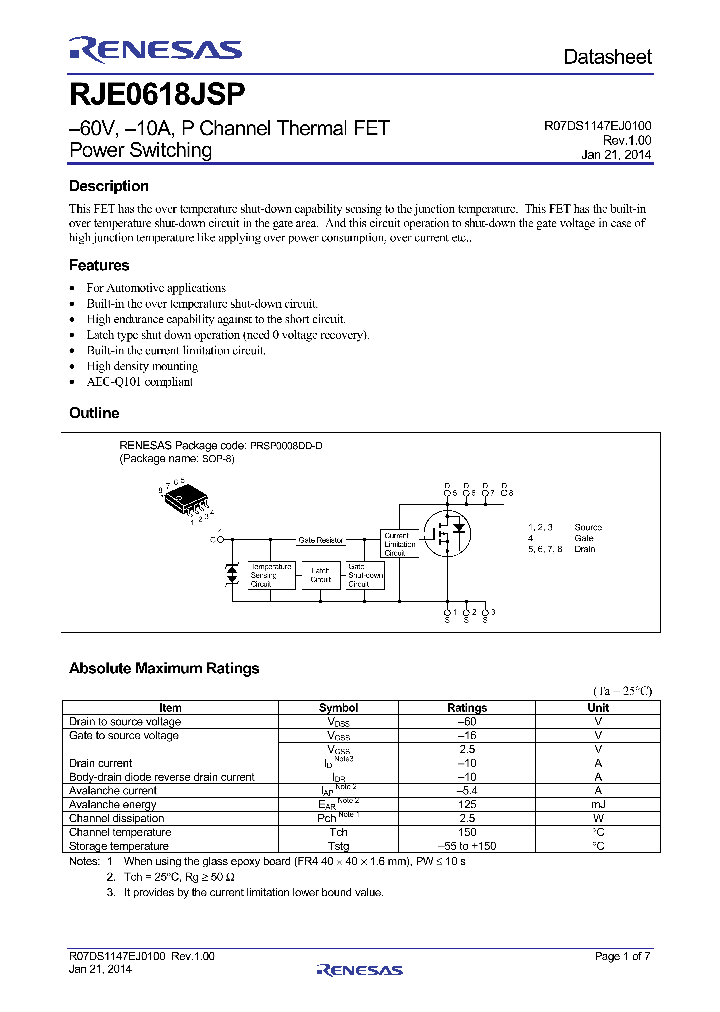 RJE0618JSP_8312676.PDF Datasheet