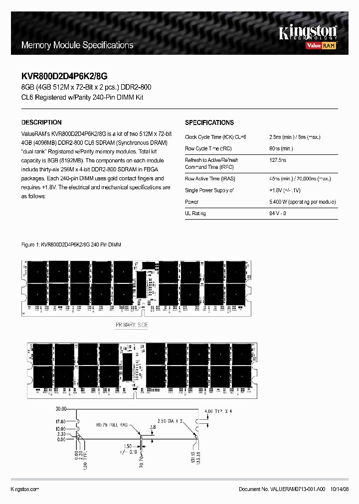 KVR800D2D4P6K2-8G_8313092.PDF Datasheet