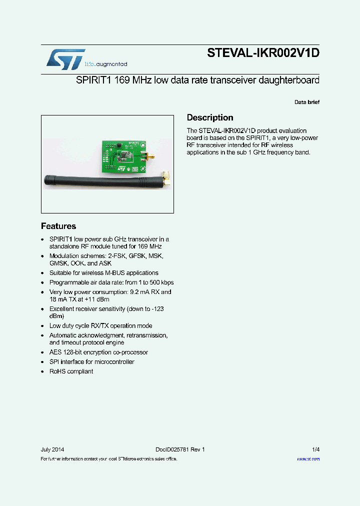 STEVAL-IKR002V1D_8313832.PDF Datasheet