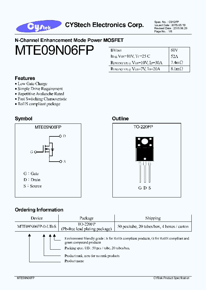 MTE09N06FP_8314679.PDF Datasheet