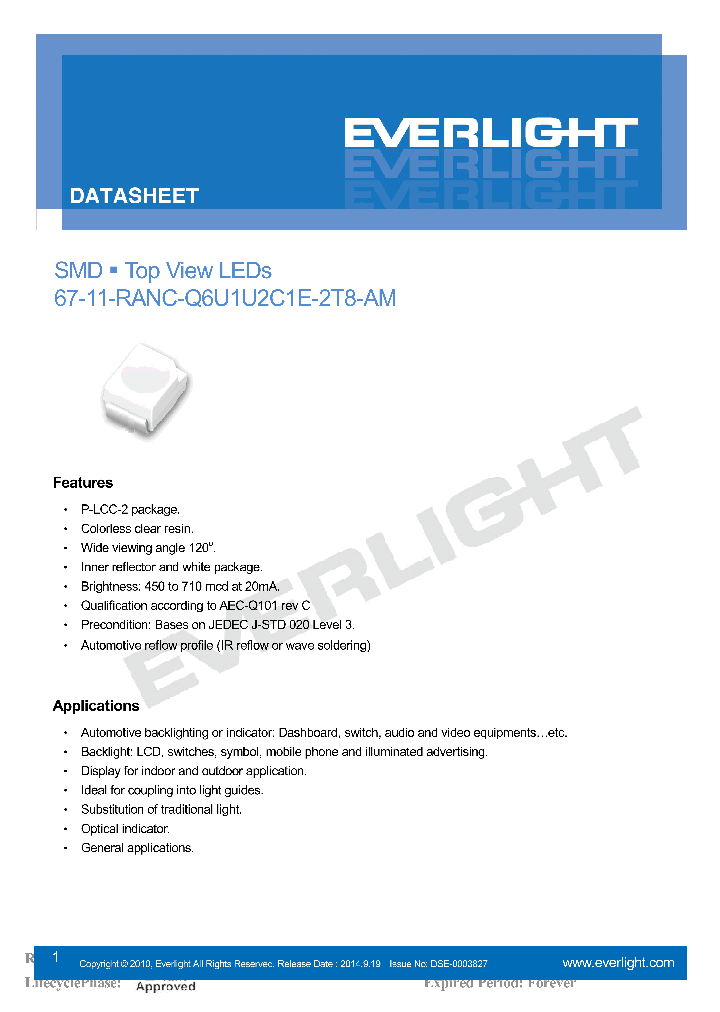 67-11-RANC-Q6U1U2C1E8_8314702.PDF Datasheet