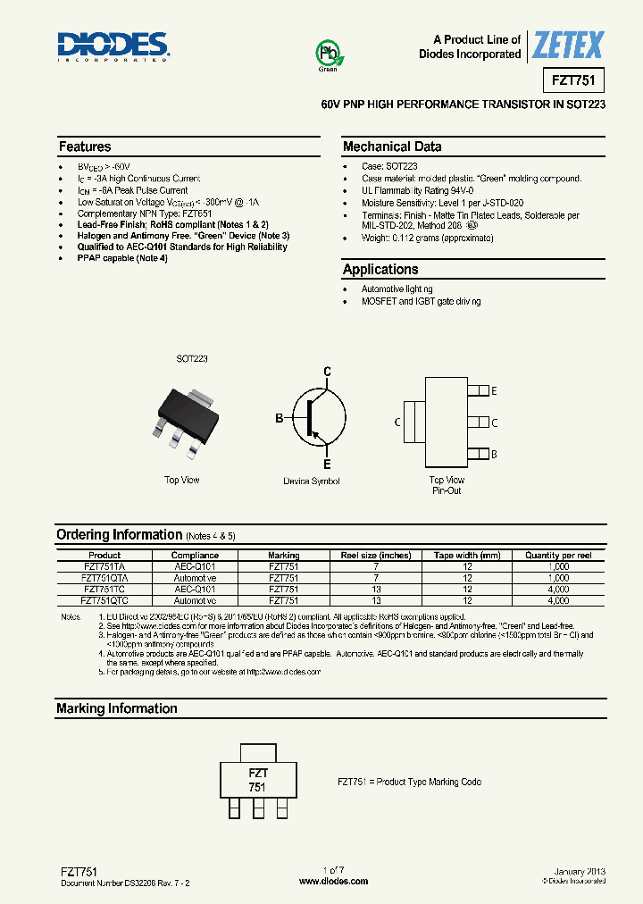 FZT751TA_8314821.PDF Datasheet
